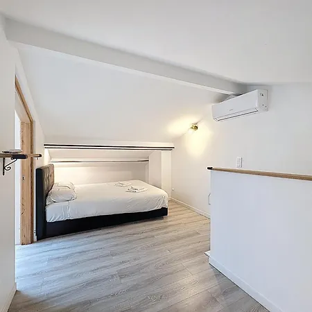 Spacieux 3p Riquier Terrasse Clim Parking Apartman Nizza
